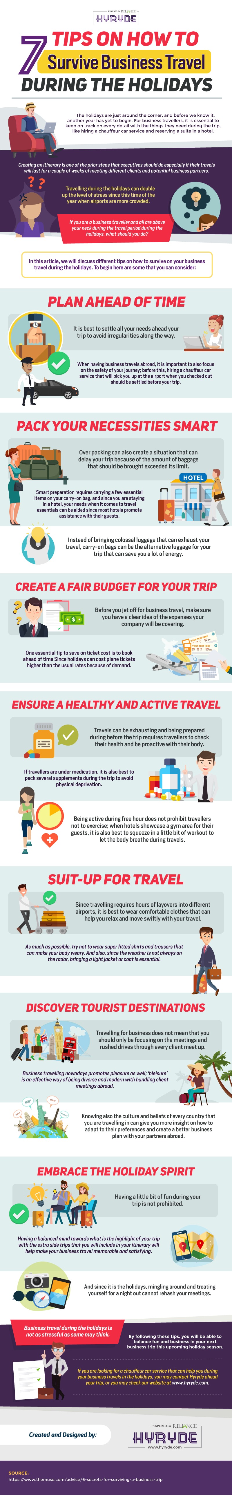  7 Tips on How to Survive Business Travel During the Holidays [Infographic]