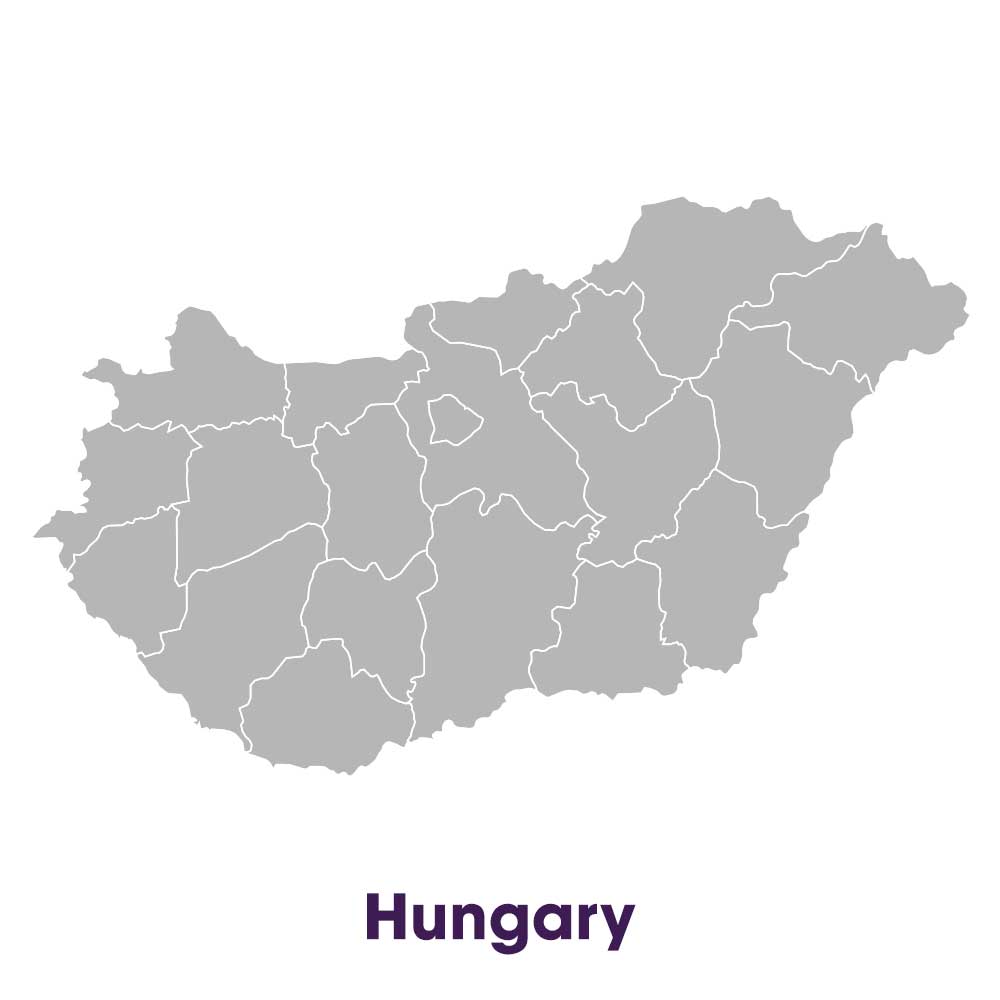 hungary map