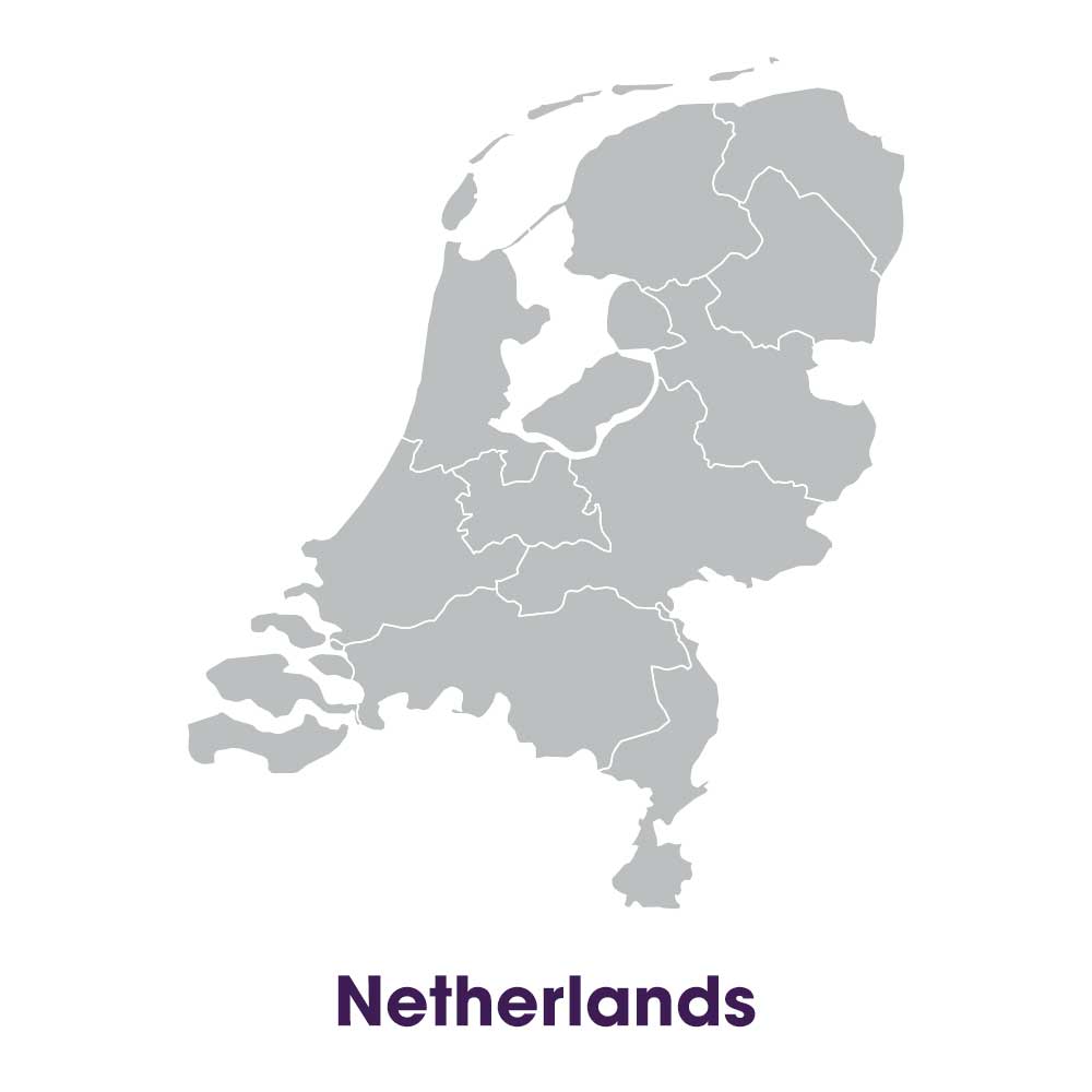 netherlands map